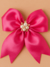 Hot Pink Satin Crunch