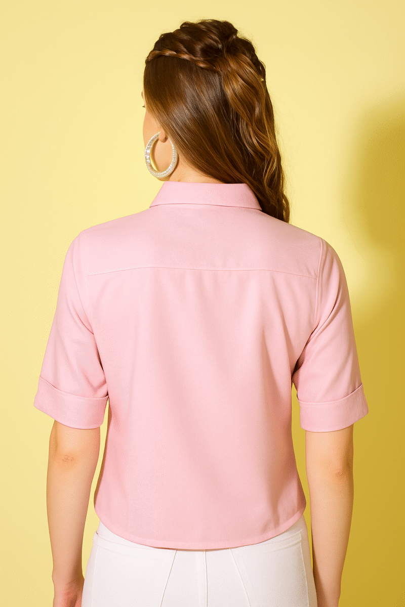 Blush Pink Premium Cotton Fabric – 90% Pure Cotton - Image 3