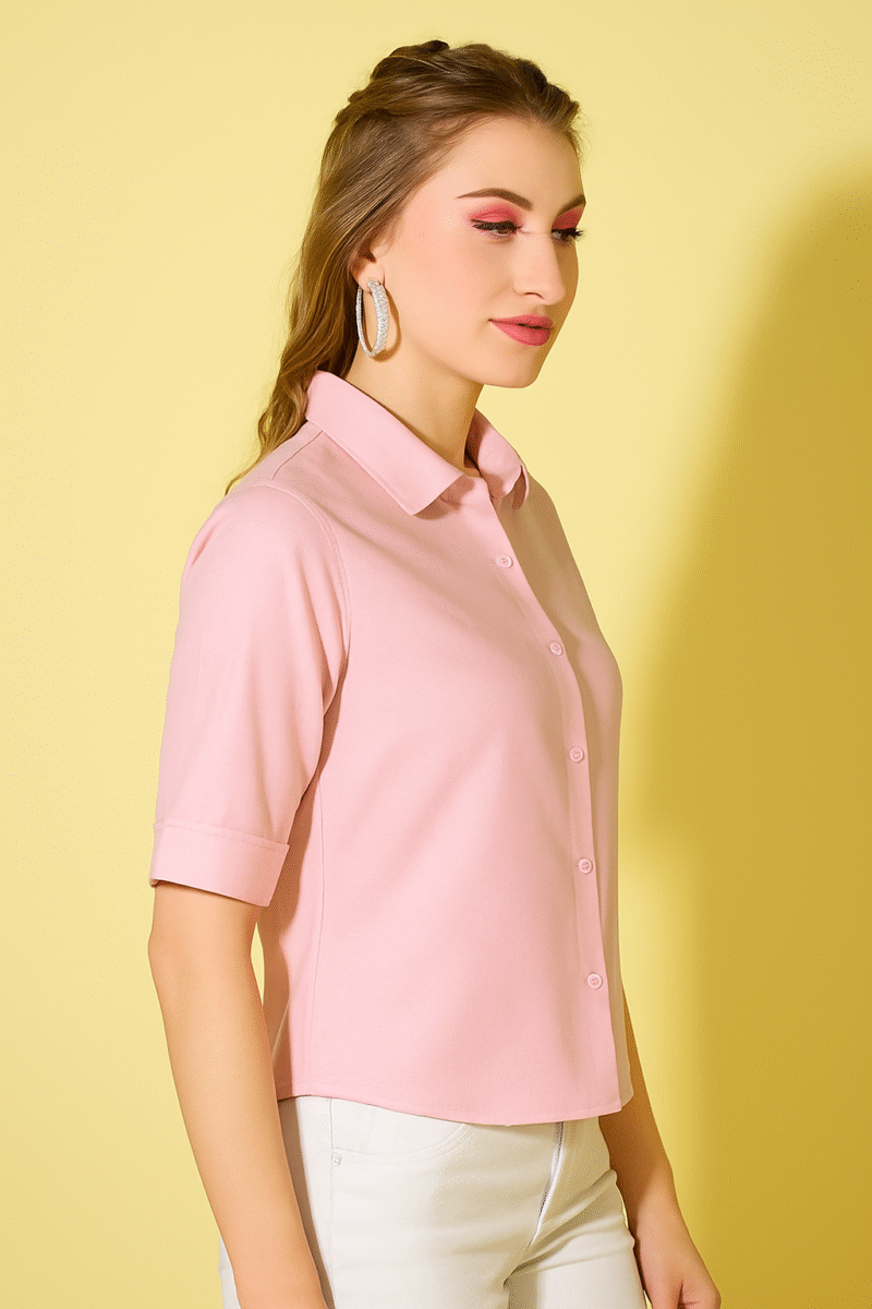 Blush Pink Premium Cotton Fabric – 90% Pure Cotton - Image 4